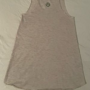 Grey Lululemon razorback tank